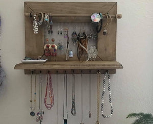 Postponed - August 19th Wooden Hanging Jewelry Rack Making Class