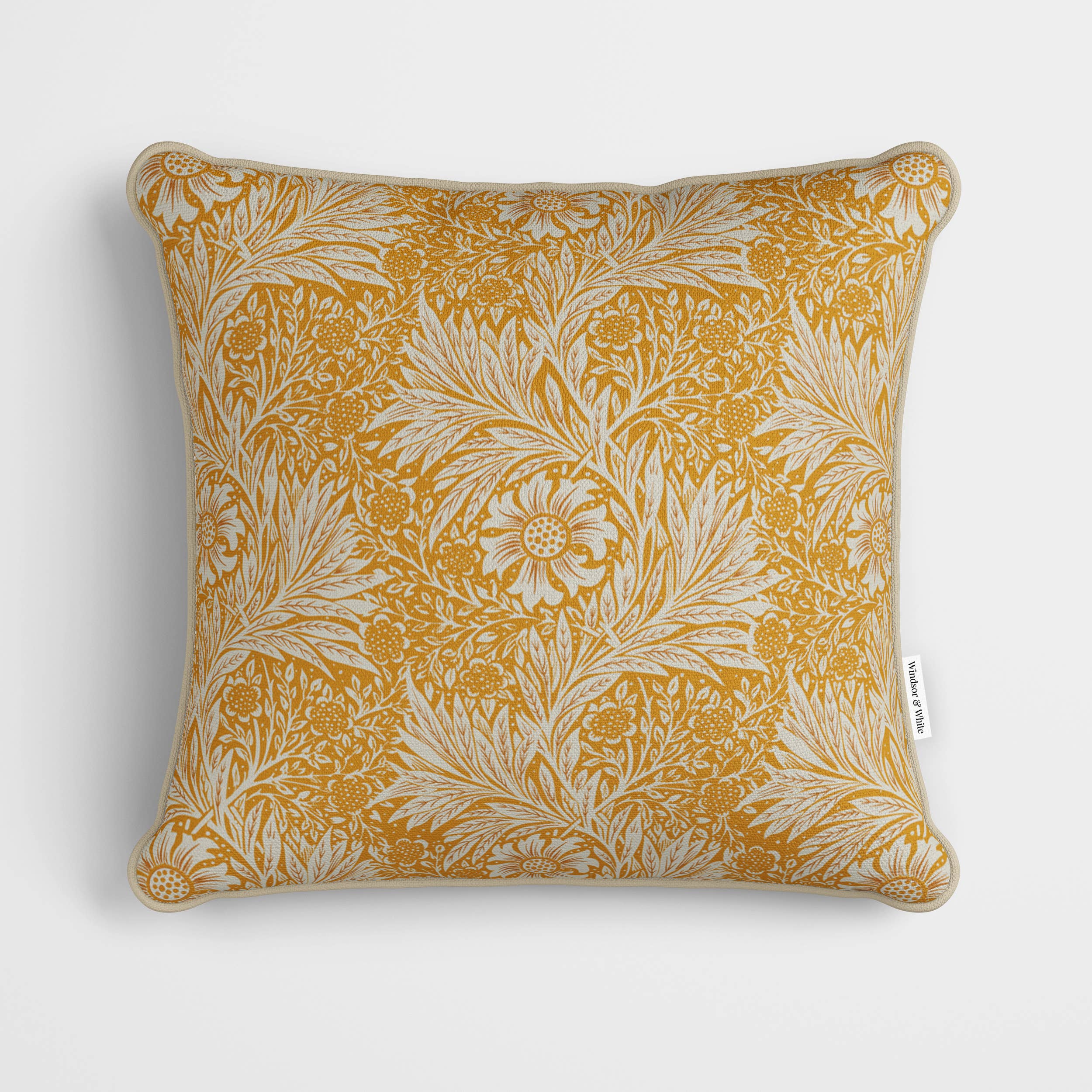 William Morris Marigold in Saffron Cushion