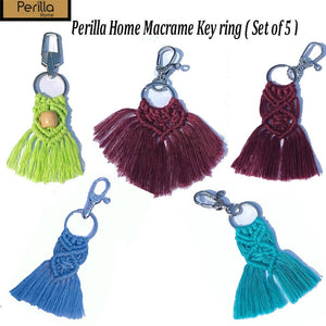 Perilla Home Macrame Keyring ( set of 5 )