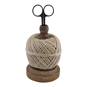 Craft Ball Of String On Stand With Scissors