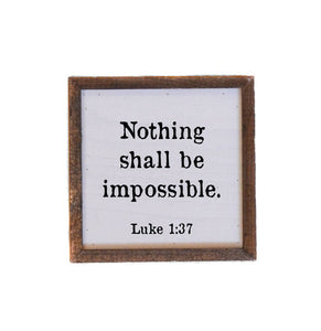 6x6 Nothing Shall Be Impossible