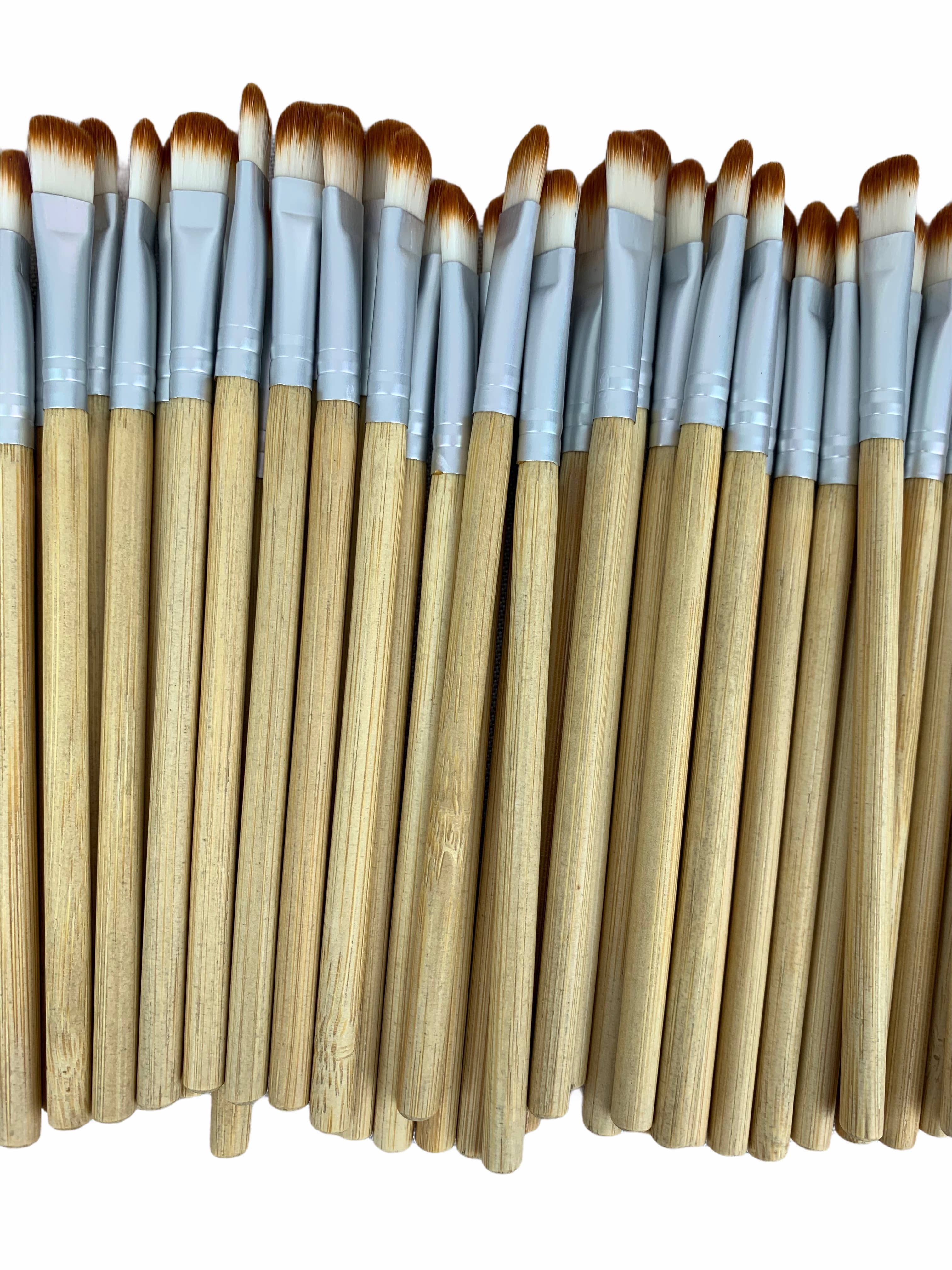 Bamboo Paint Brush, Bulk Pack, package-free - 100 Pieces