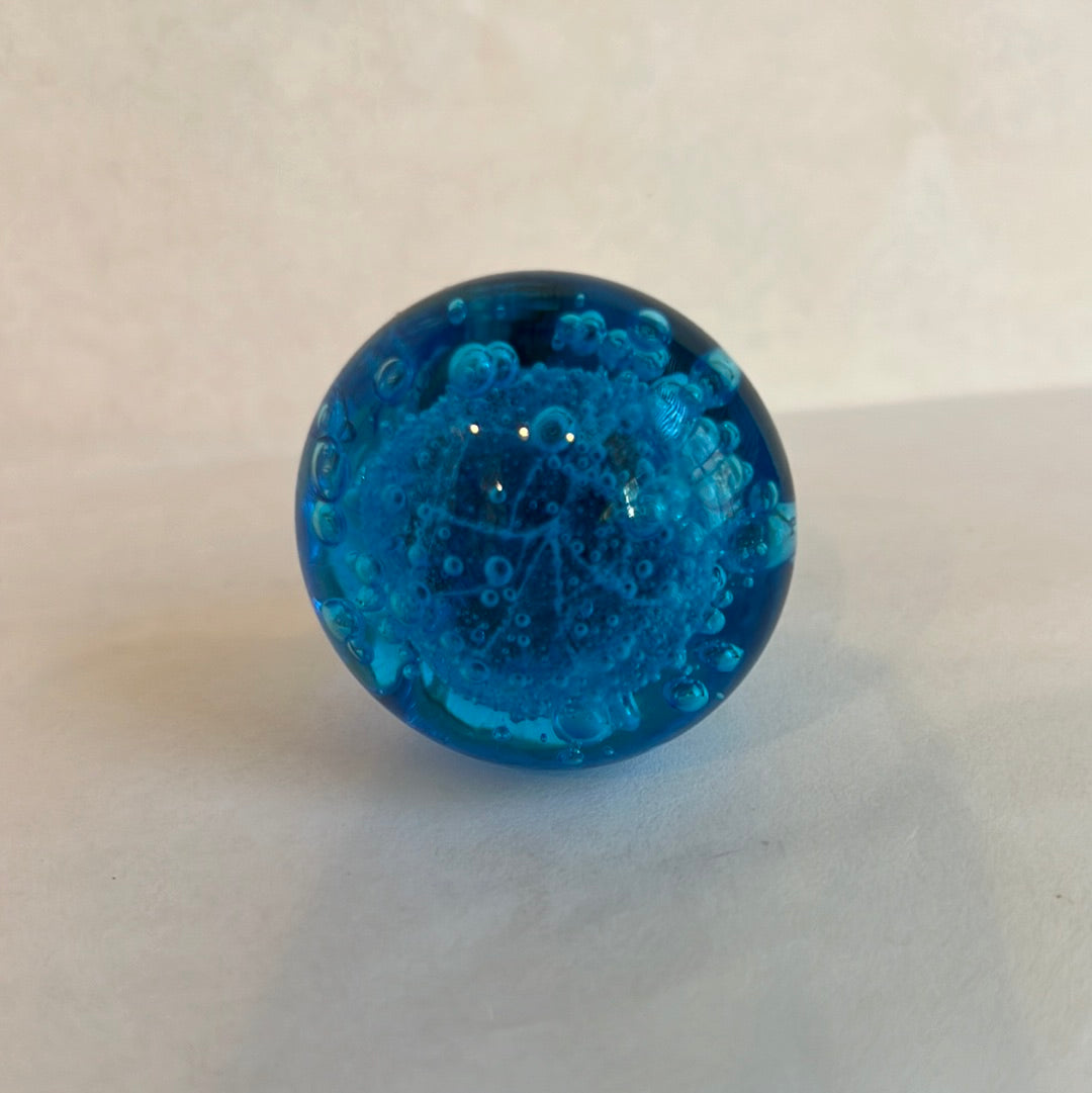 Turquoise Bubble Glass